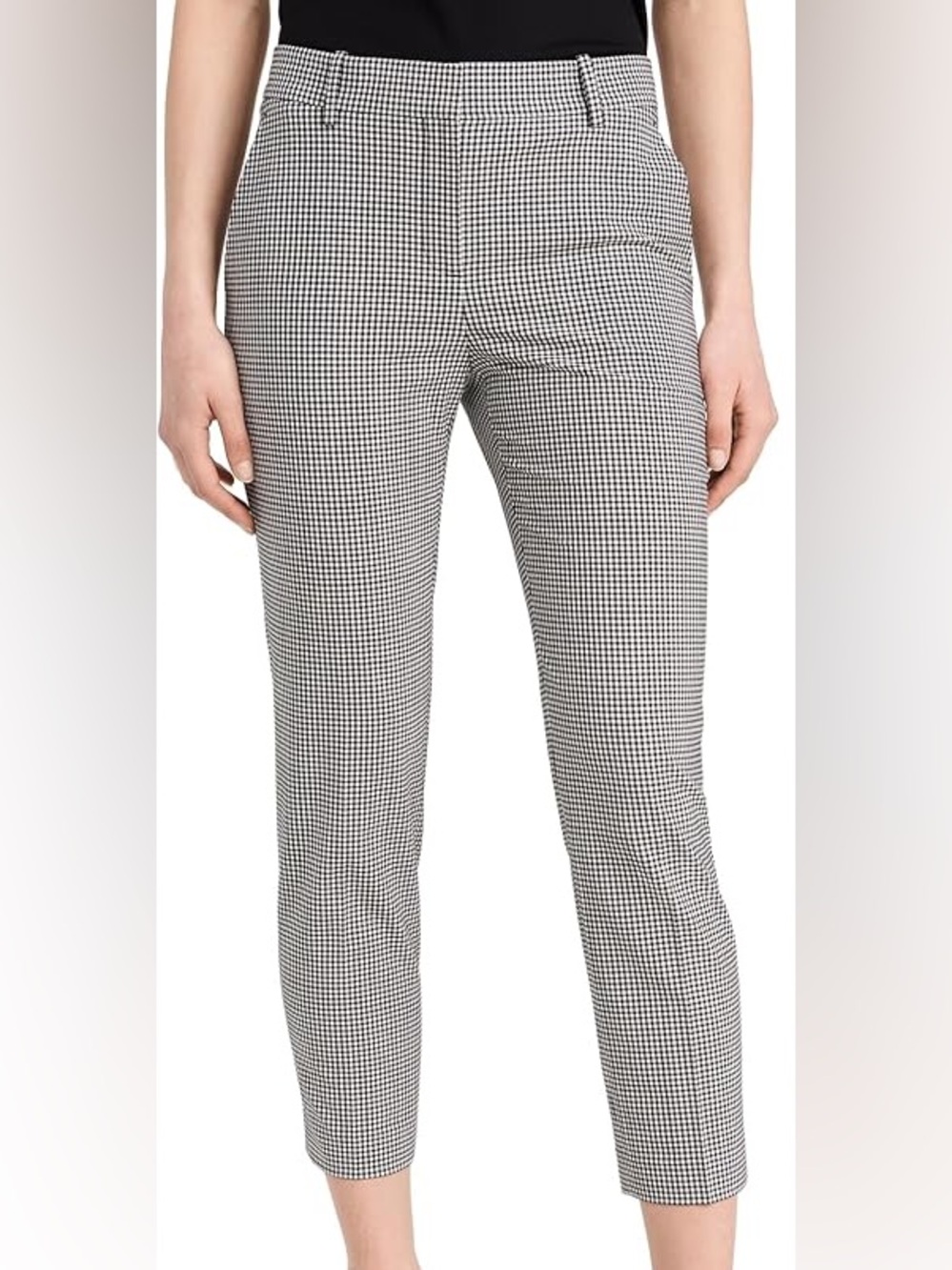 Theory Treeca 2 Hounds Wool Pattern Ankle Pants